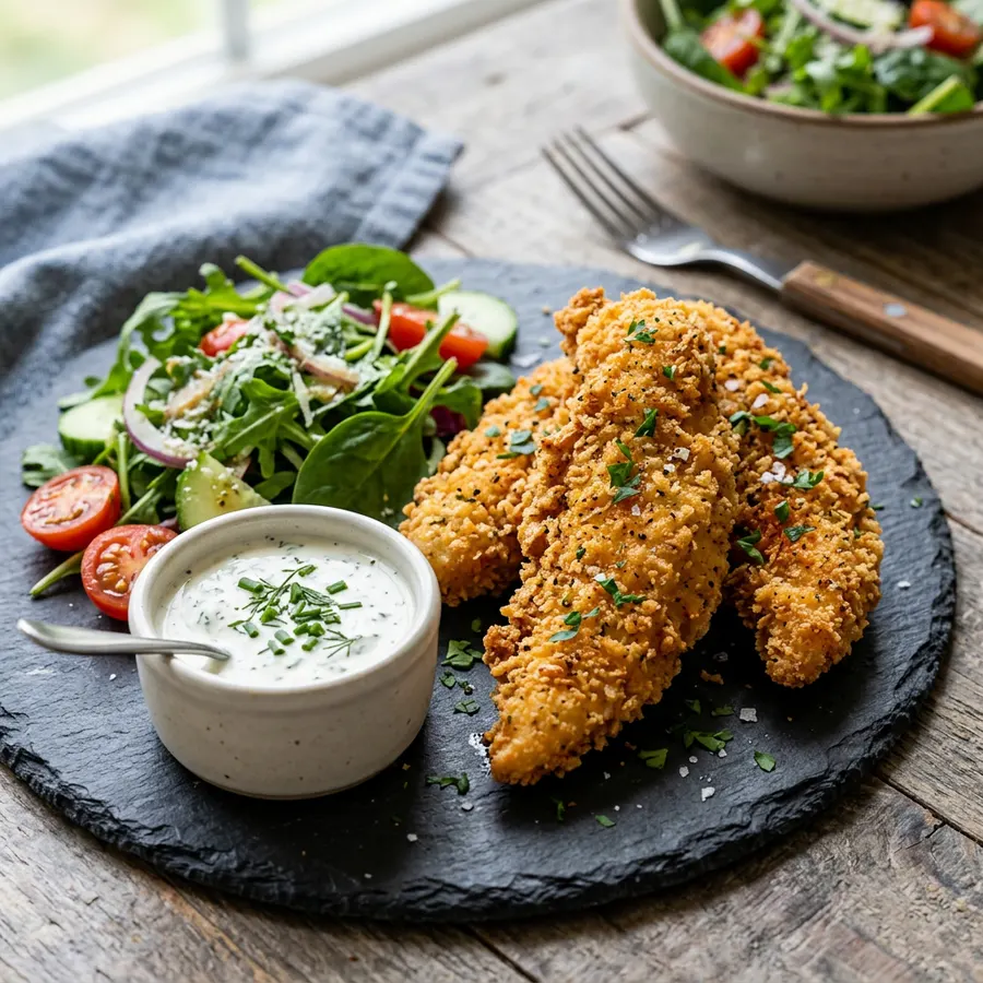 Frango crocante preparado na Air Fryer